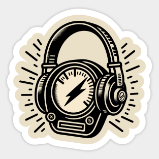 VU Meter Headset Sticker